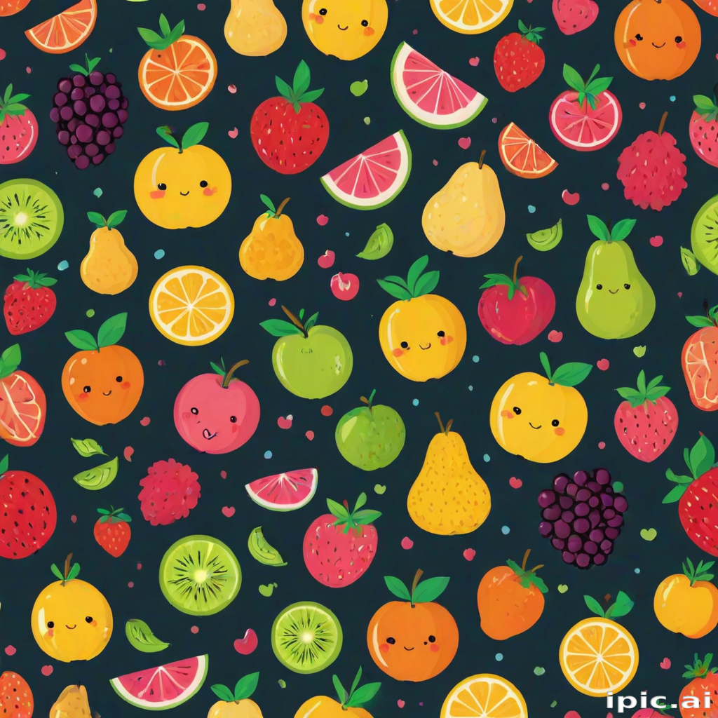 cute fruit backgrounds
