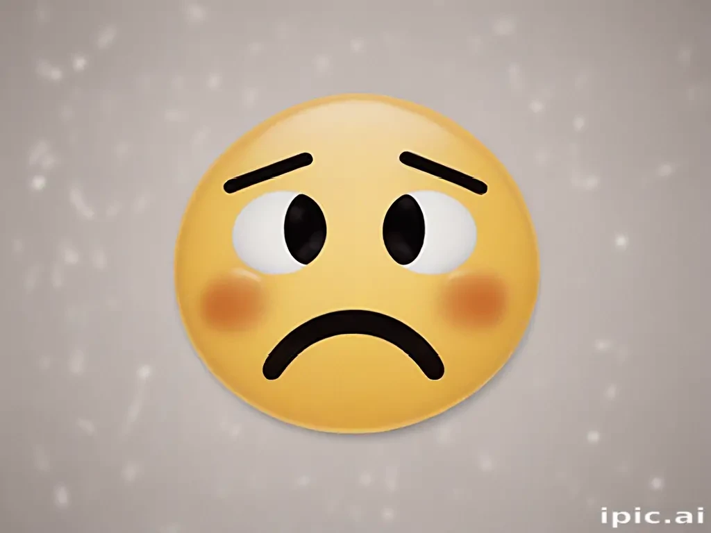 sad face emoji