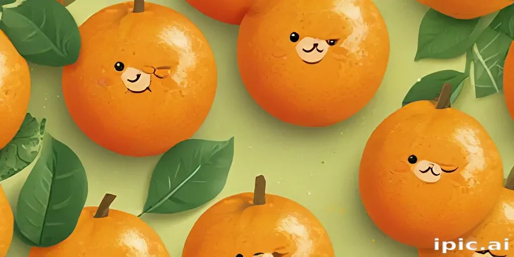 cute orange wallpaper