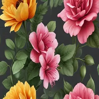 realistic flowers png