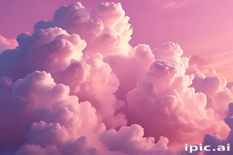 pink clouds wallpaper