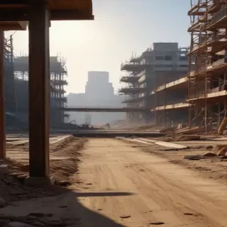 construction site background