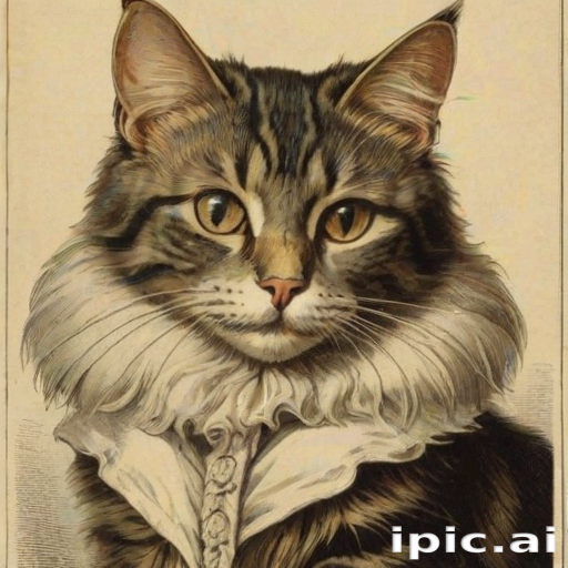 vintage cat illustration