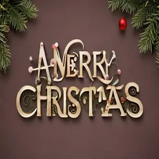 text merry christmas png
