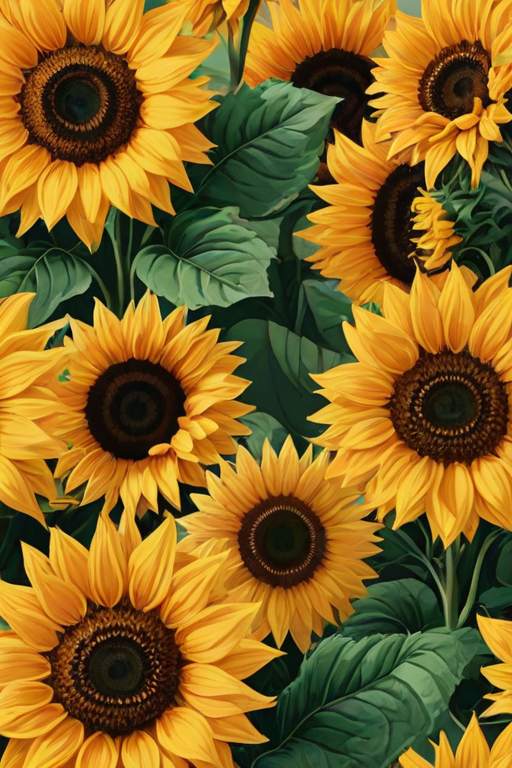 sunflower backgrounds aesthetic