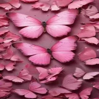 images of pink butterflies