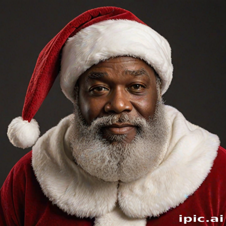 black santa png