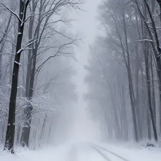 snowing iphone wallpaper