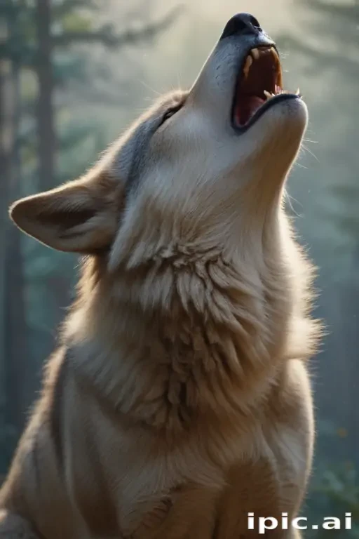 wolf howl png