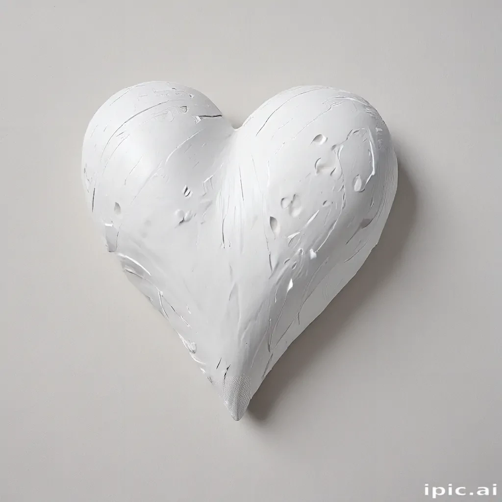 white heart