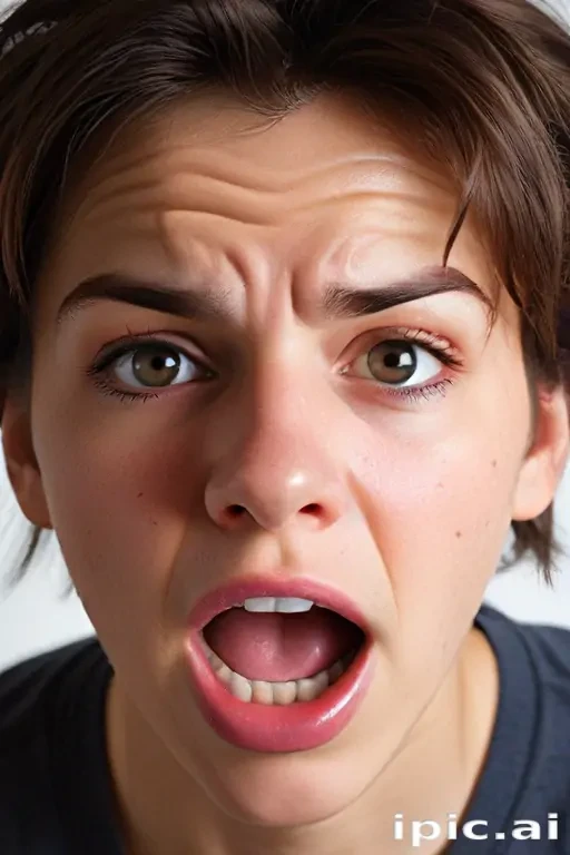 frustrated face