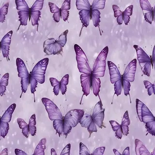 purple butterflies