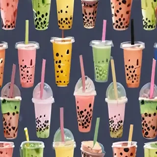 bubble tea wallpaper