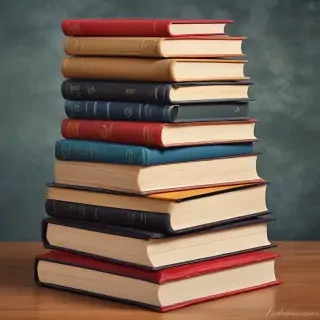 stacked books clip art