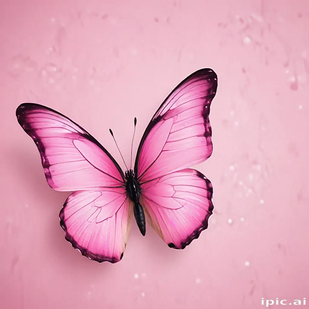 cute pink butterfly wallpaper