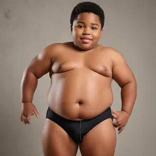 fat black kid