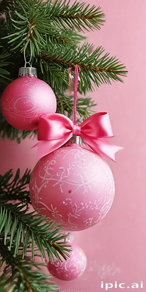 cute pink christmas wallpaper