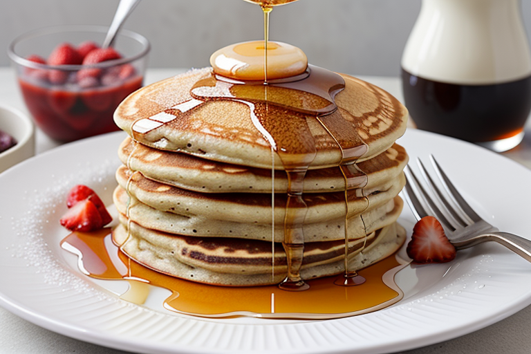 homemade pancakes without milk or eggs
