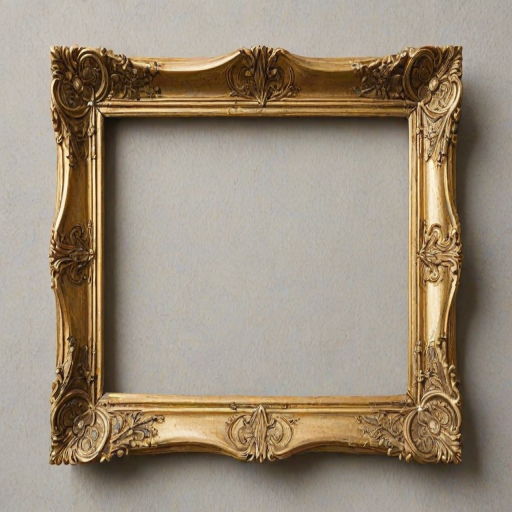 fancy gold frame