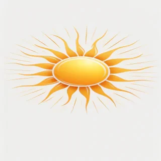 sun clipart transparent background