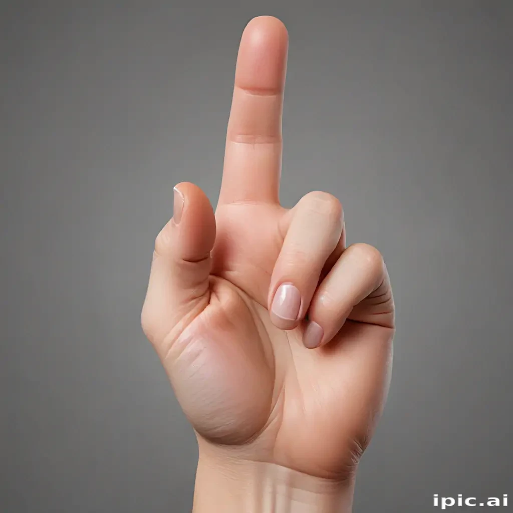 finger point png