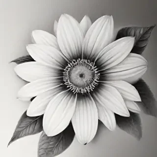 pencil drawings of flowers