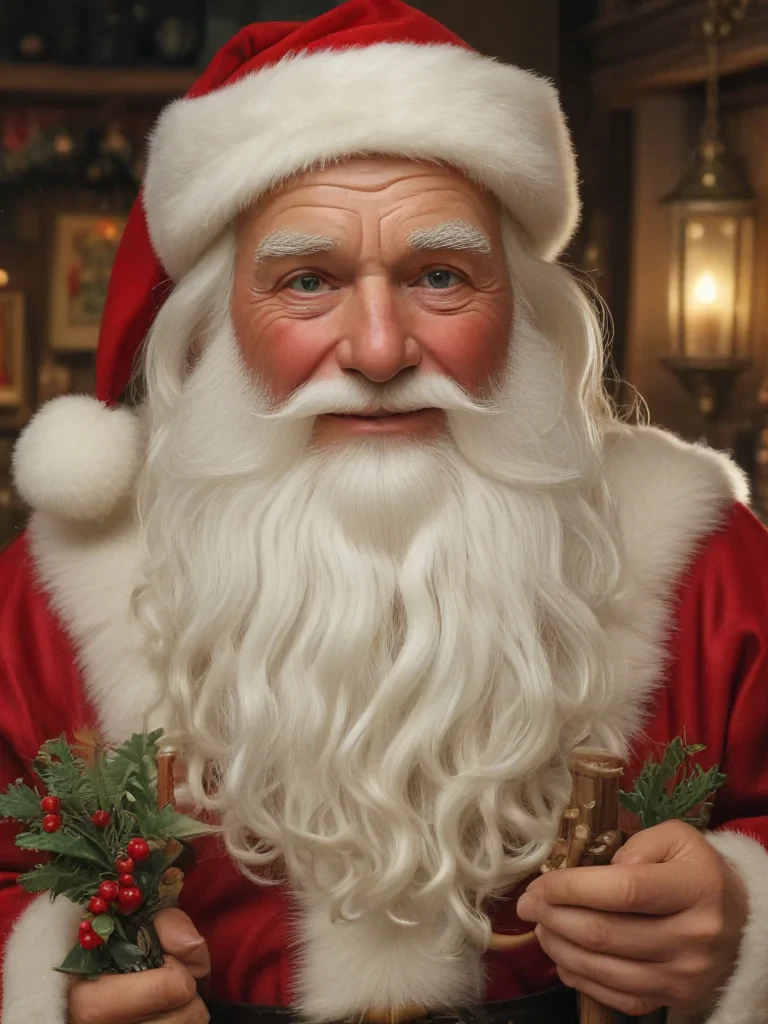 images of vintage santa