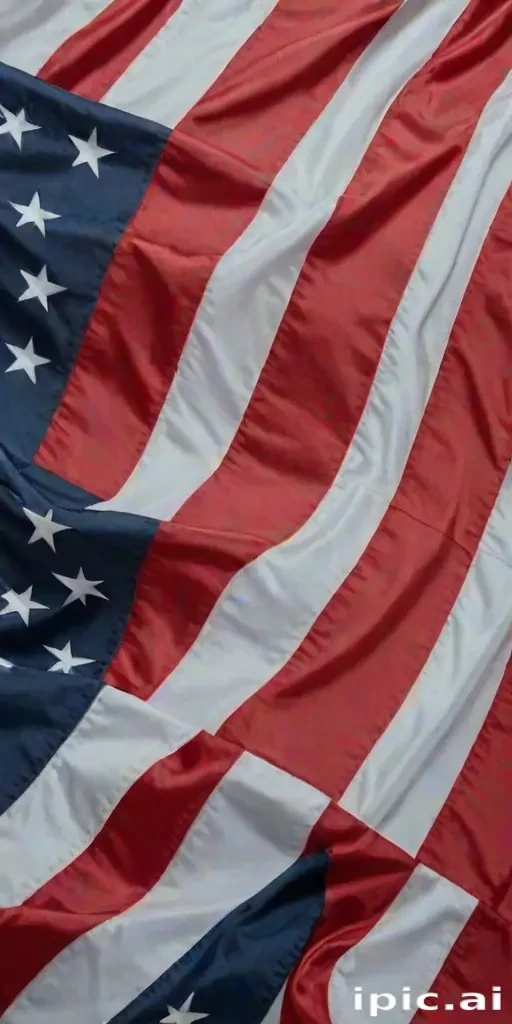 american flag aesthetic
