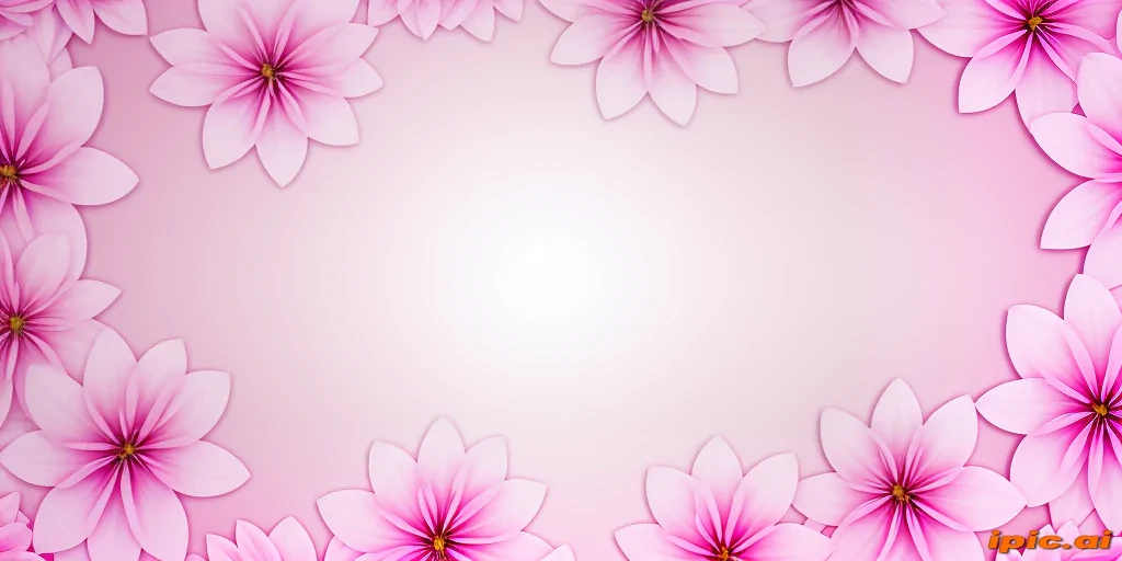 pink flower transparent background
