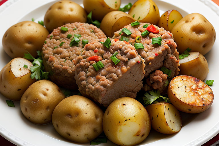 ground pork and potato recipes