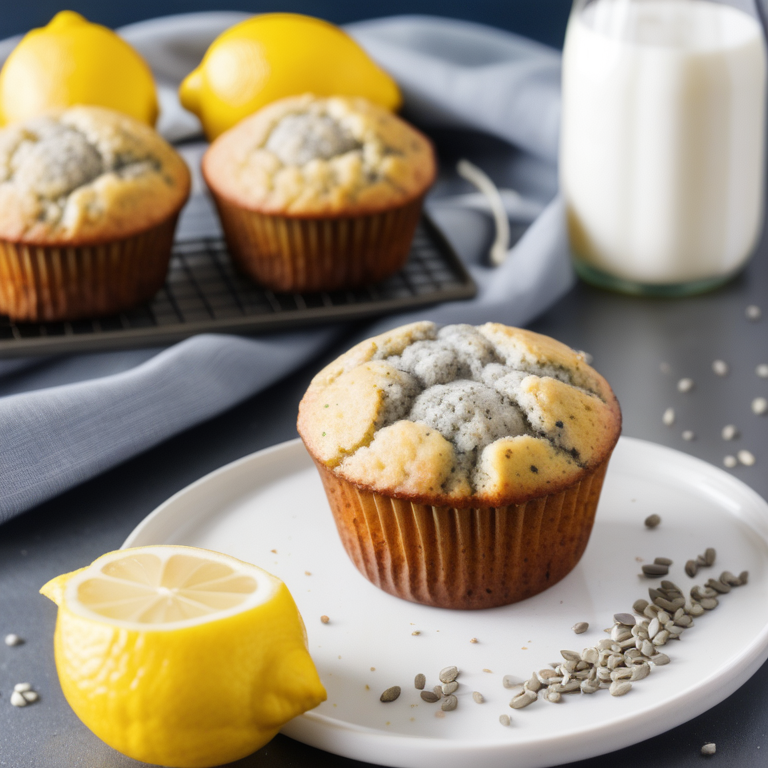 lemon poppy seed gluten free muffins