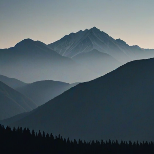 mountain silhouette