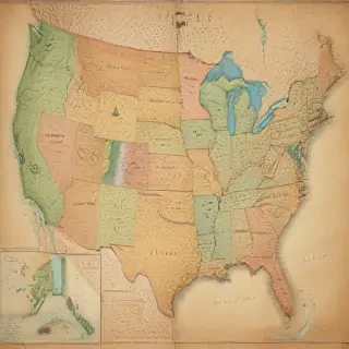 map united states