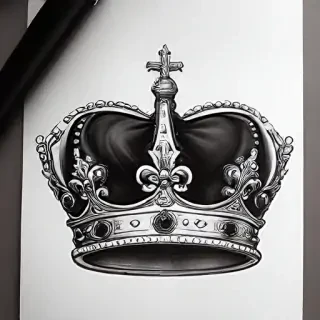 crown drawing