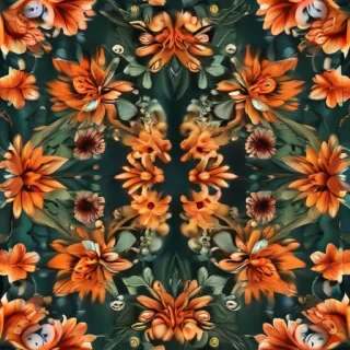 png border flower