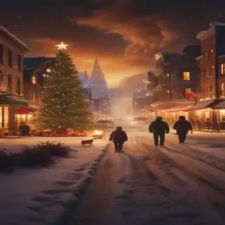 christmas story background
