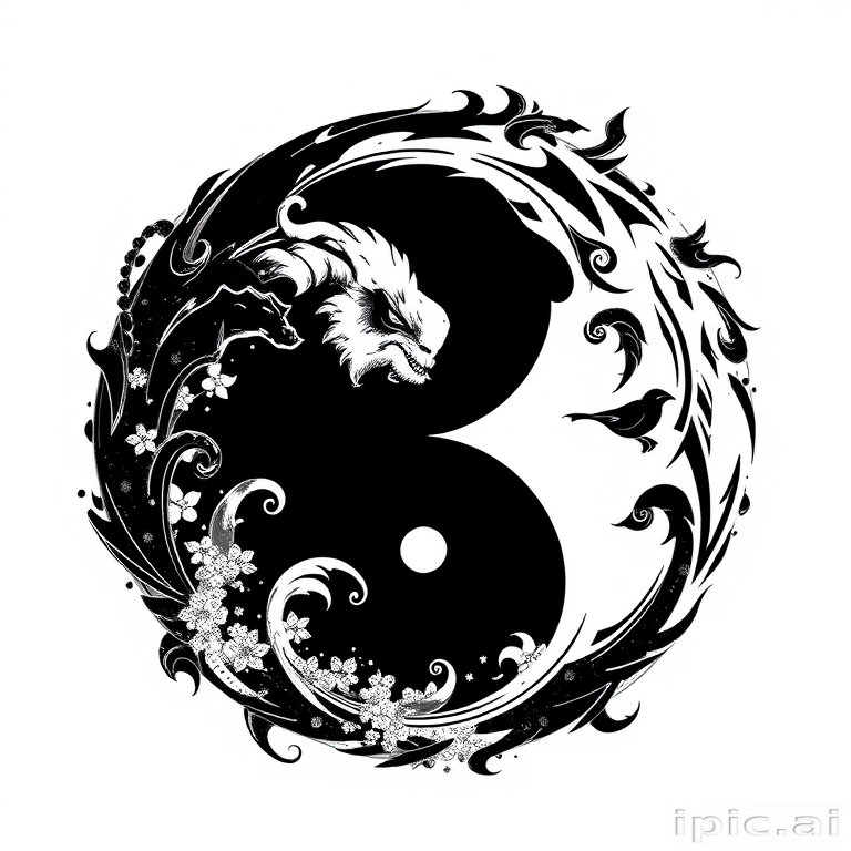 yin and yang png