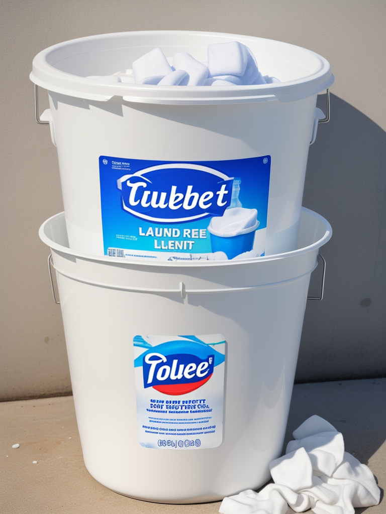 5 gallon bucket of tide laundry detergent
