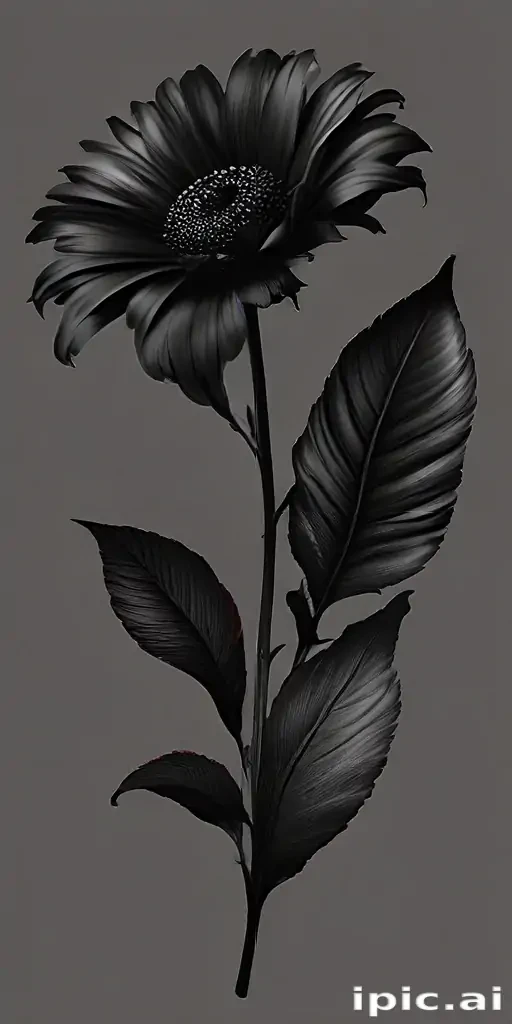 black flower png