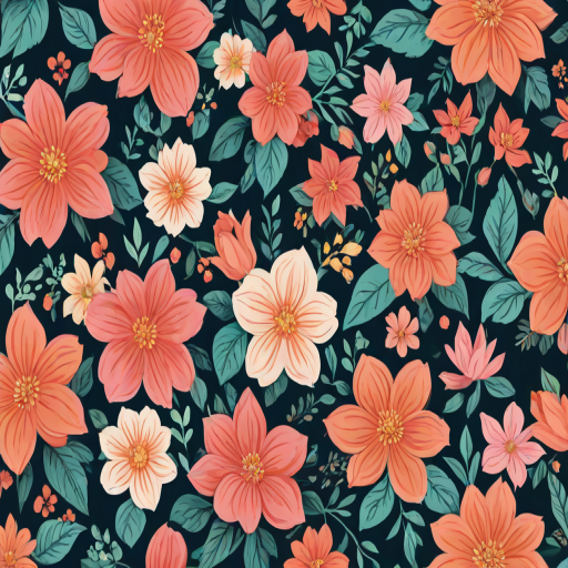floral phone wallpaper
