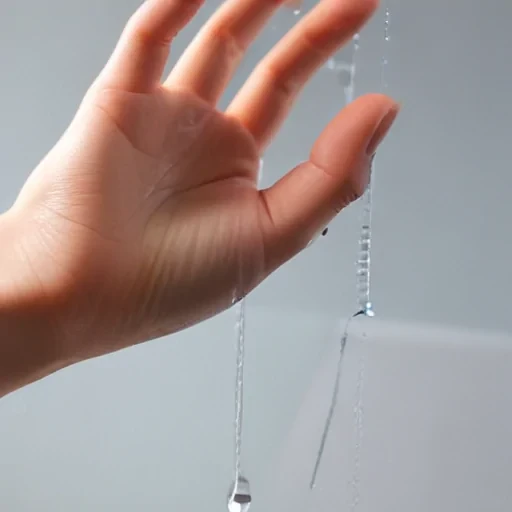 transparent prayer hand