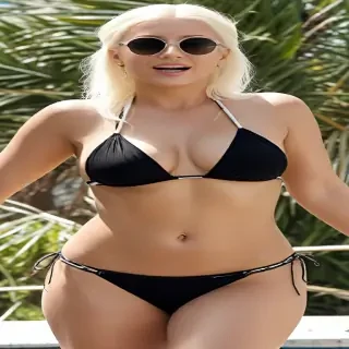 Christina Aguilera in bikini