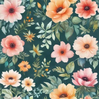 watercolor flowers clipart
