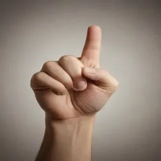 you pointing finger