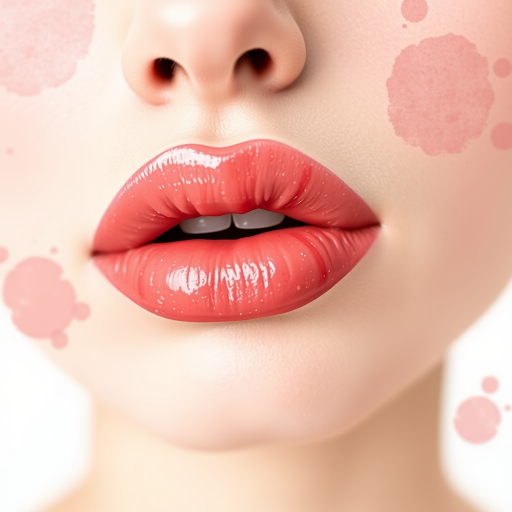 Dusty rose lips with watercolor-inspired splatters in various pastel hues, christened "Impressionist's Muse," create a soft and artistic look with a creamy finish for gallery openings