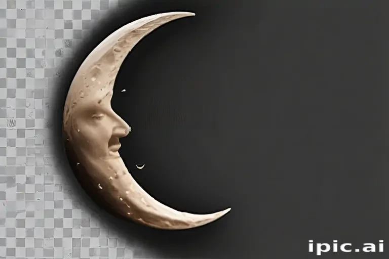 crescent moon transparent background