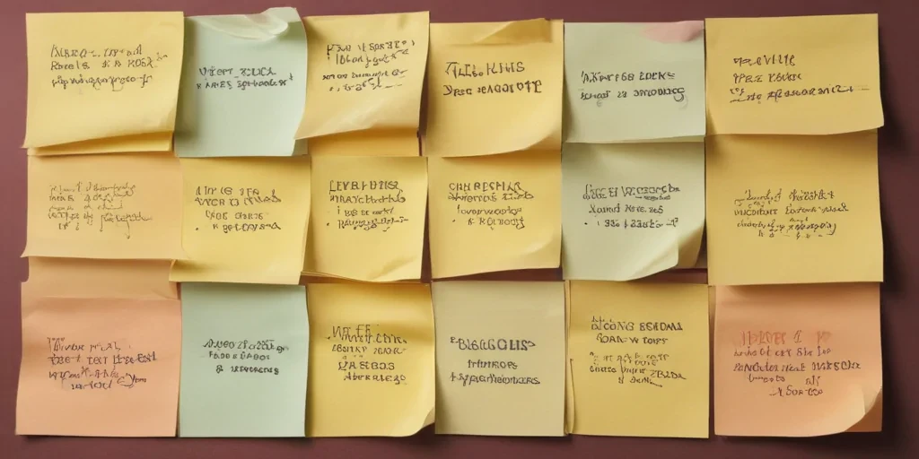 sticky notes png transparent