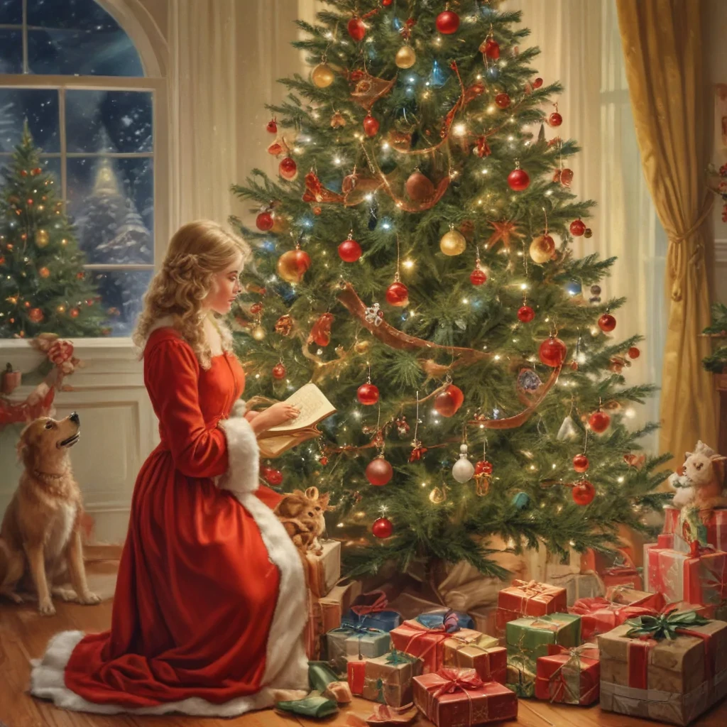vintage christmas images to print
