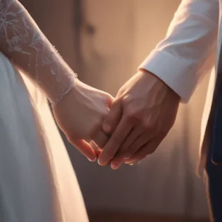 couple holding hands aesthetic