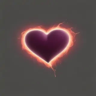 glow heart png
